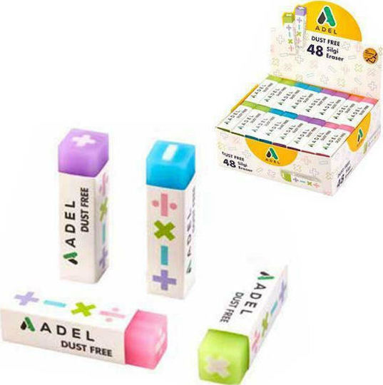 Adel Γόμα για Μολύβι Dust Free (Διάφορα Χρώματα)