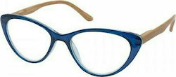 Eyelead E205 Ochelari de citit +3.25 în culoarea Albastru E 205