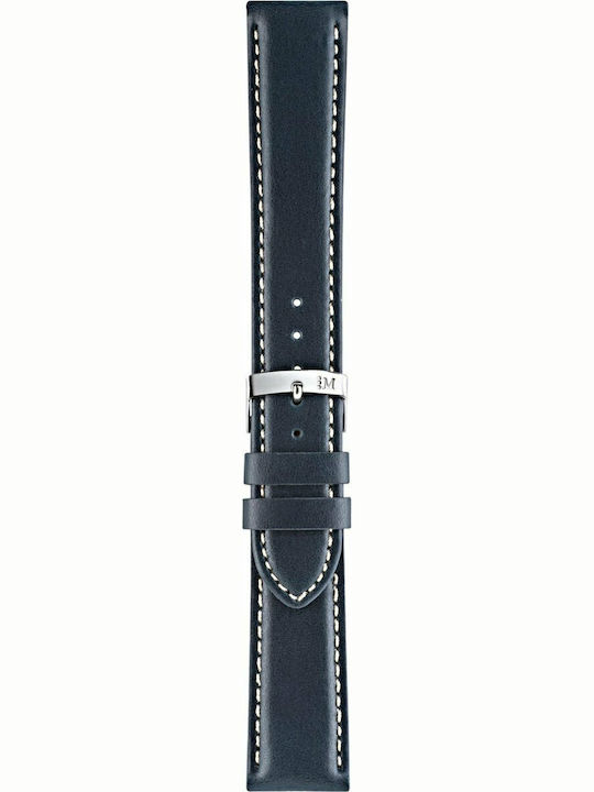 Morellato Rodius Δερμάτινο Λουράκι Μπλε 20mm