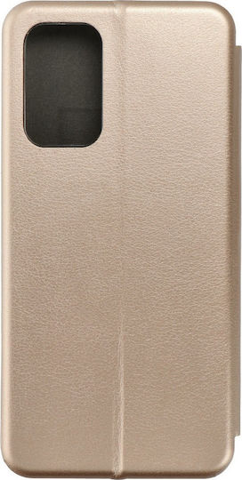 Forcell Elegance Book Δερματίνης Χρυσό (Galaxy A52 / A52s)
