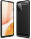 Tech-Protect Rugged Carbon Back Cover Σιλικόνης Μαύρο (Galaxy A72)