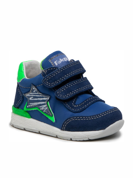 Naturino Kinder-Sneaker Sneaker Falcotto mit Klettverschluss Blau