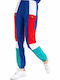 Step Hohe Taille Jogginghose Jogger Mehrfarbig