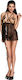 Me-Seduce Ginette Chemise Sexy Babydoll Black