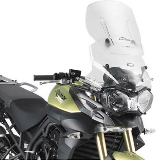Givi Airflow Motorcycle Windshield & Windscreen Transparent Visor for Triumph Tiger 800/800XC 2011-2017 AF6401