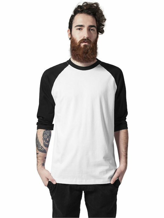 Contrast T-shirt White / Black