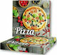 Disposable Pizza Paper Box 33x33x4cm 100pcs Microwelle