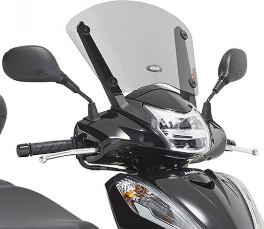 Givi Motorcycle Windshield & Windscreen Tinted Visor for Honda SH 300 2015-2018 D1143S