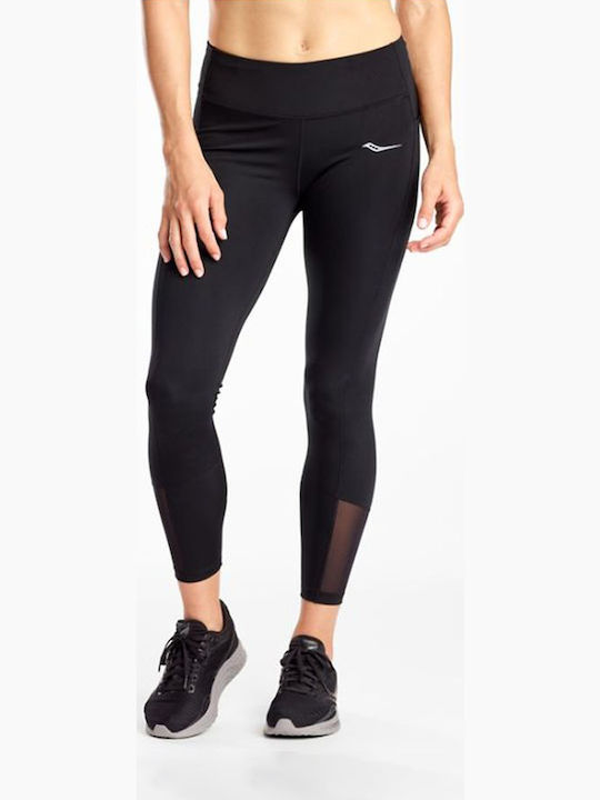 Saucony Fortify Women's Cropped Running Legging Black