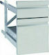 Niki Inox Sertar 51.5x55x72cm