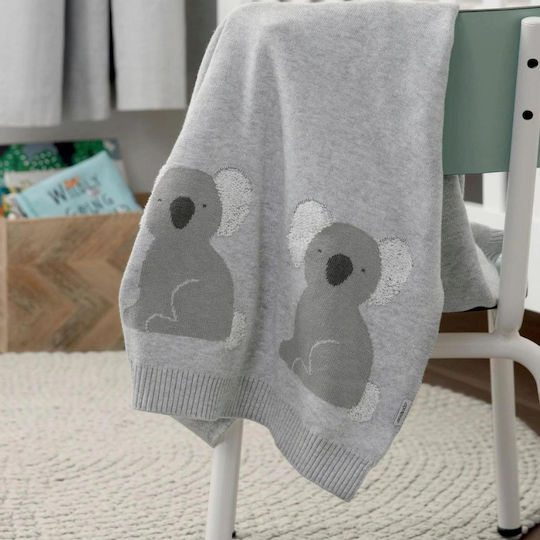 Mamas & Papas Κουβέρτα Αγκαλιάς & Λίκνου Koala 70x90εκ.