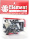 Element Allen HDWR 1 Inch Q4AHA7ELF9-1 Schrauben und Muttern Skateboard