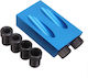 Silverline Tool Accessories Dowel Jig - Drilling Guide for Bevel Holes 868549 2pcs