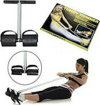 Tummy Trimmer Abdominal Trainer Black with Resistance Bands