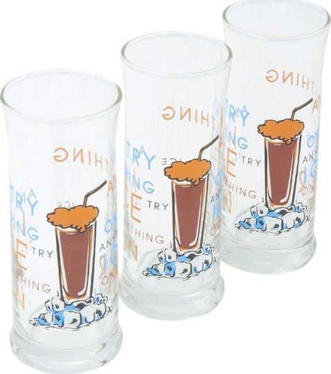 Uniglass Set Gläser Kaffee/Freddo aus Glas 290ml 91600/D01 3Stück