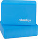Relaxdays Yogablock Set aus 2 in Blau Farbe