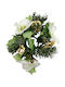 Marhome Christmas White Candlestick 99cm 99-00-17318 WHITE