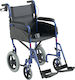 Invacare Alu Lite Scaun cu rotile Tip de lumină cu Pliabil înapoi 45.5cm Albastru