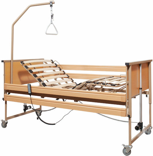Mobiak Virgo Elektrisch Polyeder Krankenhausbett mit Verfasst am / Matratze & Geländer 0803152