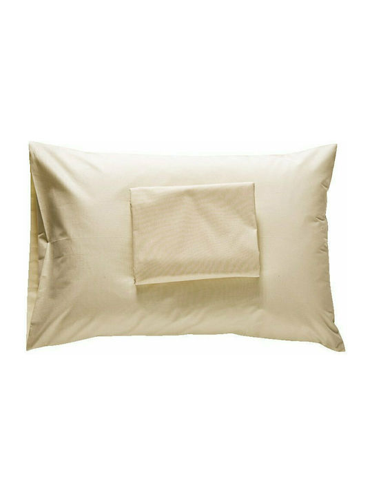 SB Home Чаршаф Единично с Ластик 100x200+30см. Delos Ecru