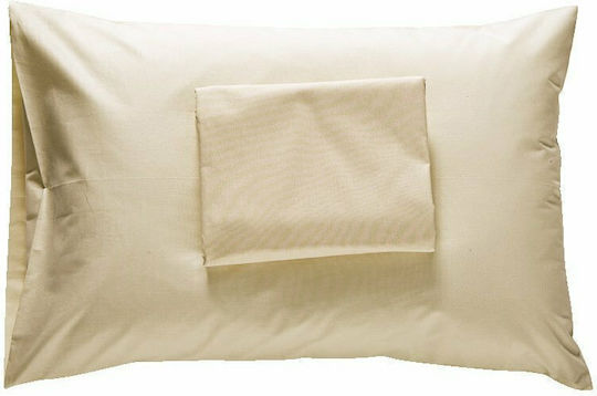 SB Home Чаршаф Единично с Ластик 100x200+30см. Delos Ecru