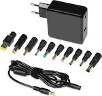 iBox Universal Laptop Charger 65W 2A with Power Cord and Plug Set