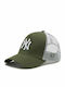 New Era New York Yankees Jockey mit Netz Khaki