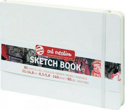 Royal Talens Skizzenblock Skizzenbuch Sketch book Weiß 80 Blätter 21x15cm 140 g/m². A5 / 14.8X21Cm 9314105M