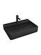 Karag LT 2173 Vessel Sink Porcelain 50x42x12cm Black Matt