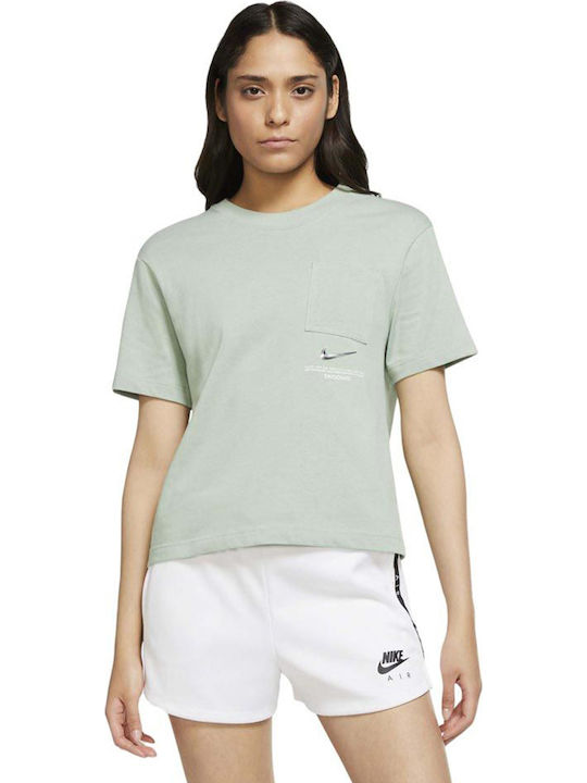 Nike Swoosh Women's Oversized T-shirt Green