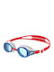 Speedo Hydropure Swimming Goggles Kids with Anti-fog Lenses Red