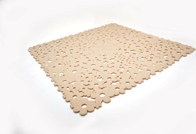 Dimitracas Octopus Fiore Shower Mat with Suction Cups Beige 54x54cm