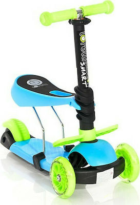 Lorelli Kids Scooter Foldable Smart 2021 3-Wheel with Seat for 3+ Years Green