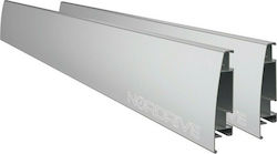 Nordrive Traverse bară de mașină Bare laterale din aluminiu 120x20cm pentru sistemul Kargo Rack, 2 bucăți 2buc Nordrive Traverse bară de mașină Bare laterale din aluminiu 120x20cm pentru sistemul Kargo Rack, 2 bucăți 2buc