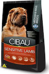 Farmina Cibau Sensitive Medium & Maxi 14kg Dry Food for Adult Dogs of Large Breeds with Lamb