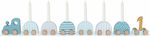 Jabadabado Birthday Candle in Light Blue Color T265