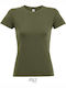 Sol's Regent Women's Short Sleeve Promotional T-Shirt Army