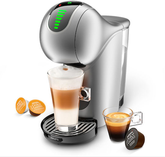 Krups Genio S Touch Kapsel-Kaffeemaschine Dolce Gusto Druck 15bar Silber