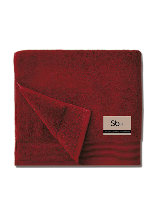 SB Home Facecloth Elegante 50x100cm. Bordo Weight 600gr/m²