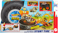 Easter Candle with Toys Monster Trucks Πίστα Super Ρόδα for 4+ Years Hot Wheels