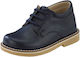 Gorgino Navy Blue Baptism Leather Oxfords