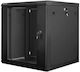Lanberg Επιτοίχια Καμπίνα Rack 12U 60x60x64cm Μαύρο WF01-6612-10B