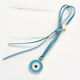 Parisis Christening Charm Necklace Light Blue 5...