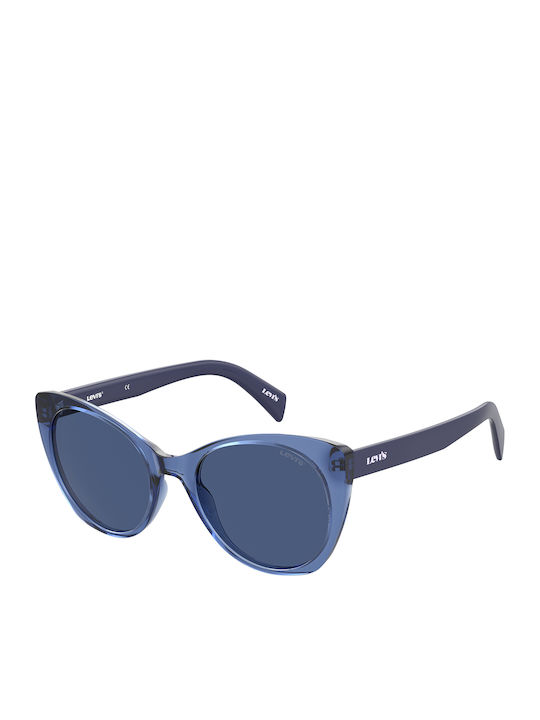 Levi's Women's Sunglasses with Blue Plastic Frame LV1015/S PJP/KU