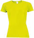 Sol's Sporty Werbe-T-Shirt in Gelb Farbe