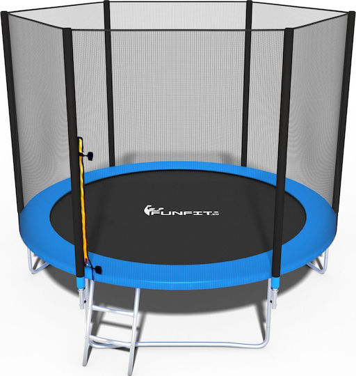 Funfit FunFit Trambulin În Aer Liber Diametru 252 cm Cu Net Și Scară