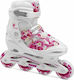 Roces Compy 9.0 Adult/Kids Adjustable Inline Rollers White