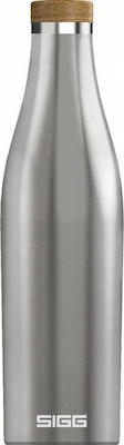 Sigg Meridian Brushed Μπουκάλι Θερμός σε Ασημί χρώμα 0.5lt