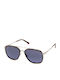 Police Lewis Hamilton Men's Sunglasses with Brown Tartaruga Frame and Blue Lens SPLC49 04BL