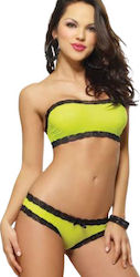 Dreamgirl Sexy Lingerie Set Green